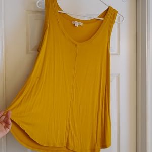 Mustard swing tank top
